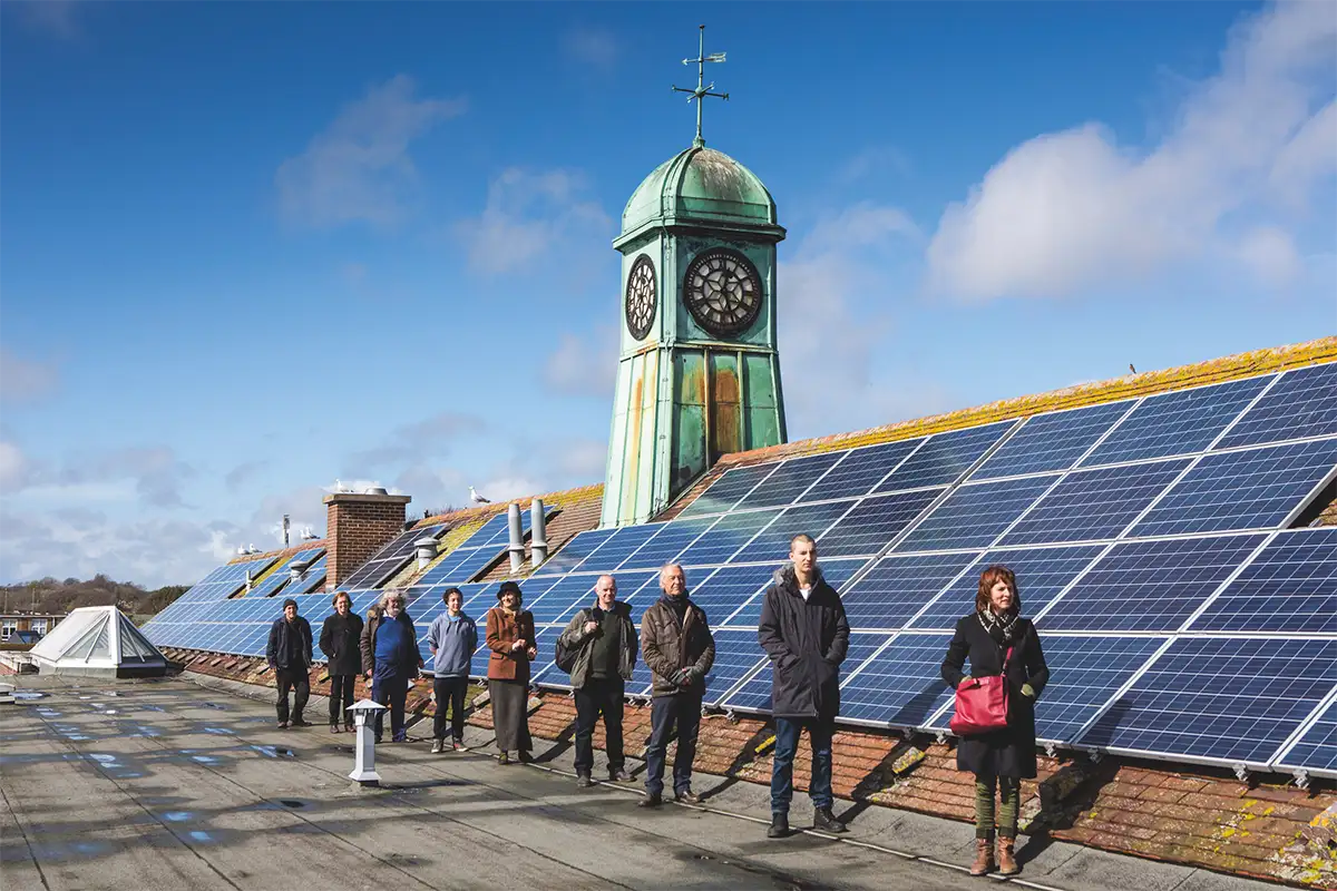 OVESCO on solar roof at brewery